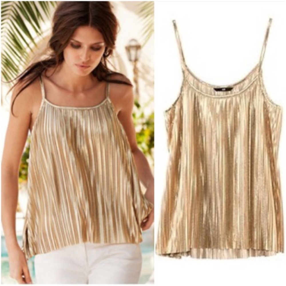 H&M gold top